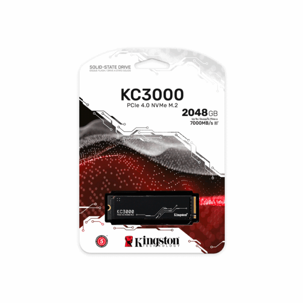 Ssd m.2 nvme 2tb kingston kc3000 skc3000d/2048g 7000/7000 pcie 4.0 - Imagen 3