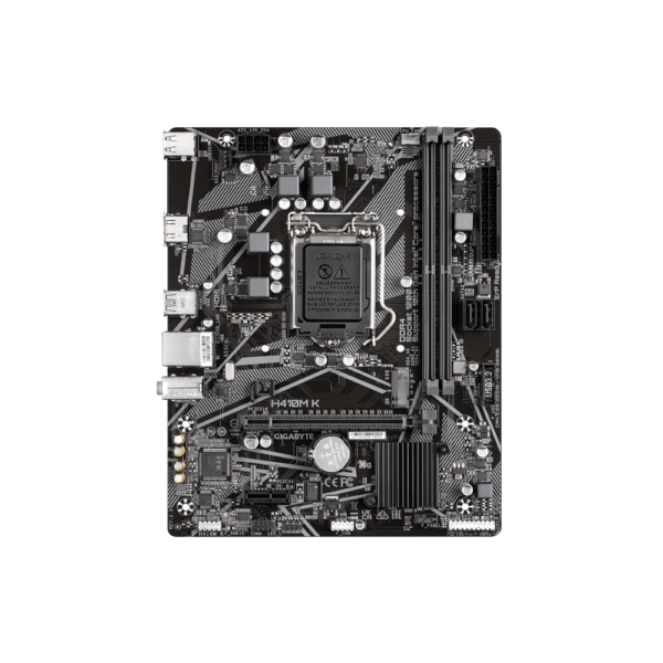 Mb 1200 h410m k gigabyte s/r/hdmi/m2/ddr4/usb3.2/matx