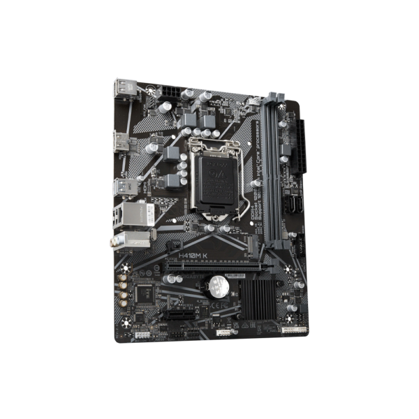 Mb 1200 h410m k gigabyte s/r/hdmi/m2/ddr4/usb3.2/matx