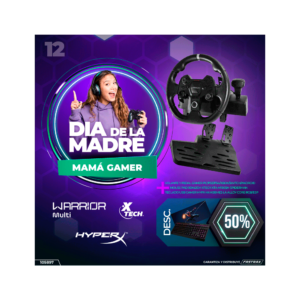 Combo volante js090 + teclado hypx hx-kb5me2-la + mousepad xtech xta-m190sm