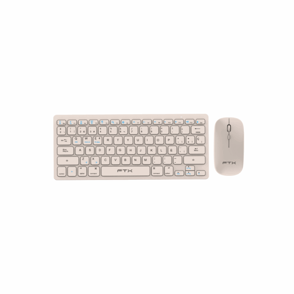 Teclado + mouse ftx wireless ftxgk03 esp/gold