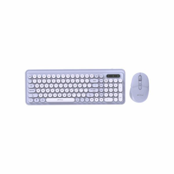 Teclado + mouse ftx wireless dual-mode ftxgk02 esp/lila
