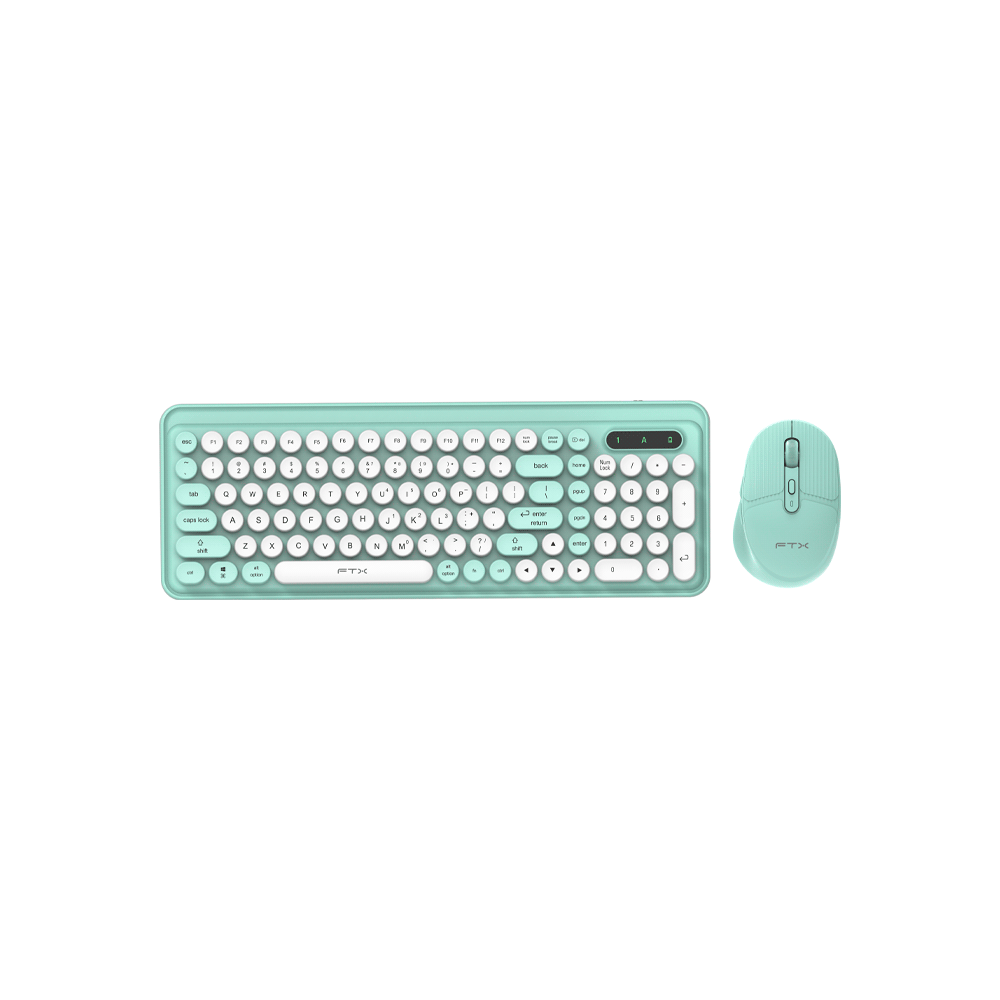 Teclado + mouse ftx wireless dual-mode ftxgk02 esp/verde