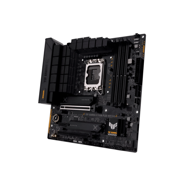 Placa madre asus 1700 tuf gaming b760m-plus wifi d4 s/r/hdmi/dp/2m2/usb/matx