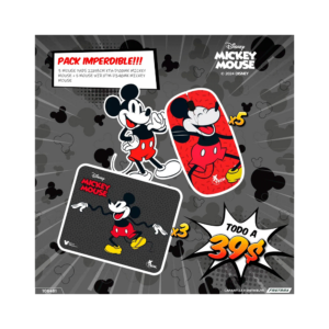 Combo mouse wir xtm-d340mk xtech mickey mouse + mousepad xta-d100mk