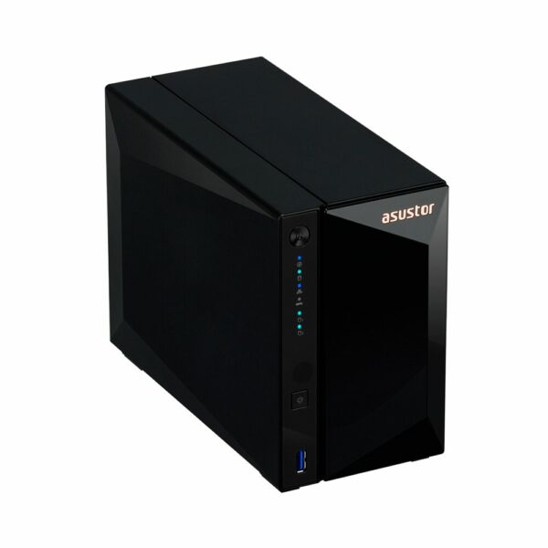 Almacenamiento nas asustor as3302t v2 qc 1.7/2bay/2g/1-gblan/3 usb3.2 - Imagen 3