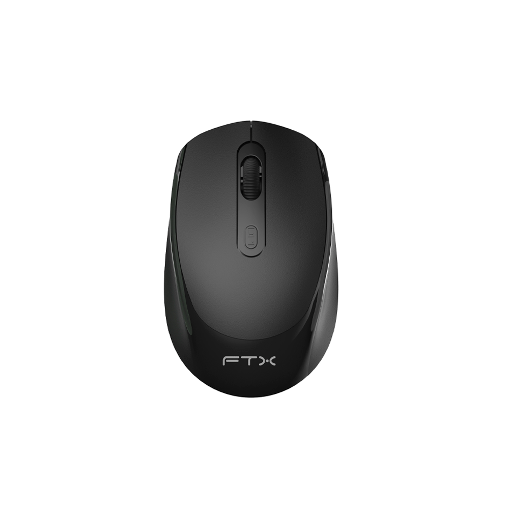 Mouse ftx wireless dual-mode ftxg22 1600dpi/4 botones/recargable/ negro