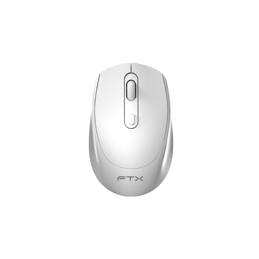 Mouse ftx wireless dual-mode ftxg22 1600dpi/4 botones/recargable/ blanco