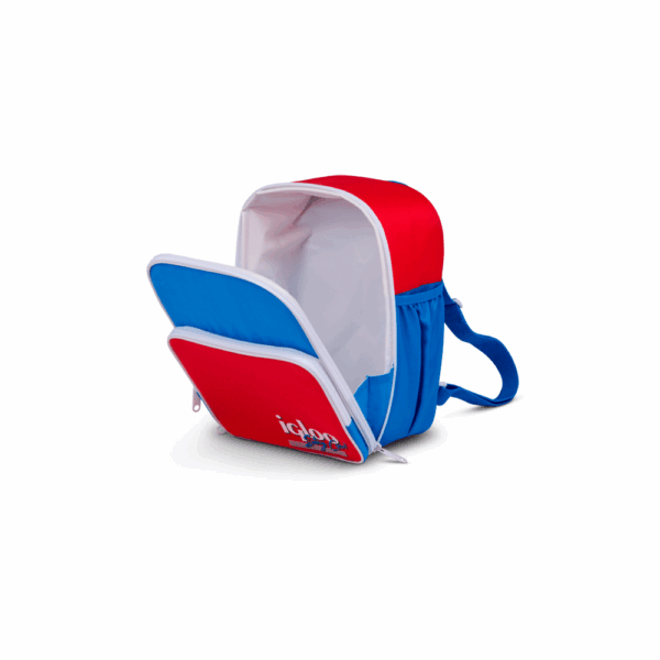 Mochila termica igloo 12 latas retro rojo/azul 63075 - Imagen 4
