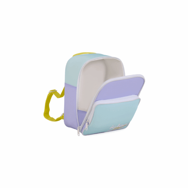 Mochila termica igloo 12 latas retro lila/amarillo 63074 - Imagen 4