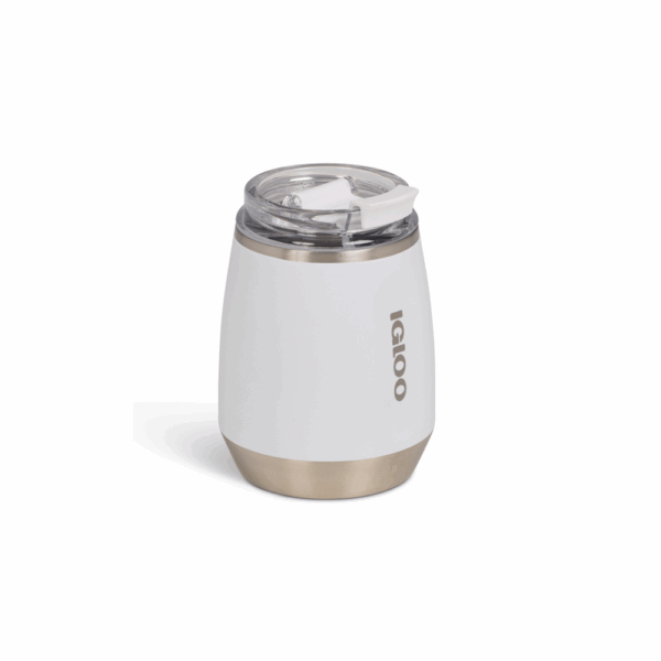 Vaso termico igloo 300ml p/vino  blanco c/tapa 71236 - Imagen 2