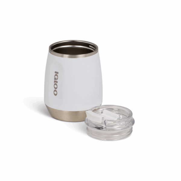 Vaso termico igloo 300ml p/vino  blanco c/tapa 71236 - Imagen 3