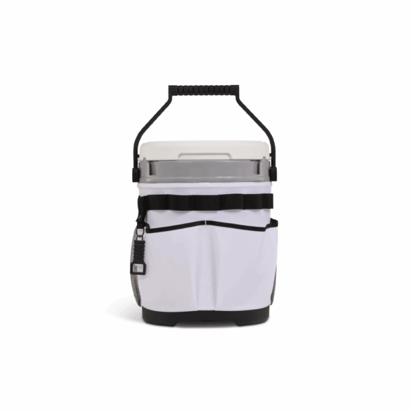 Conservadora igloo 19 litros bucket blanco 63551 con portacañas de pescar - Imagen 5