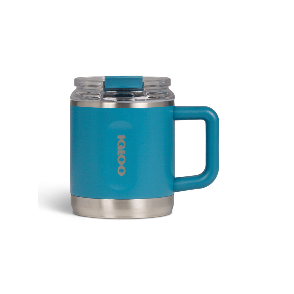 Taza termica igloo  450ml p/café azul moderno 71233