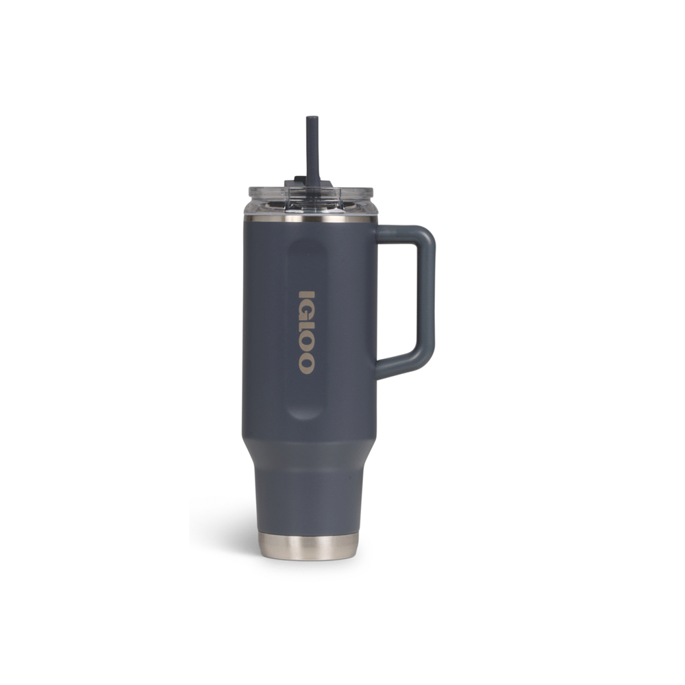 Vaso termico igloo 1.2 litros carbonite c/pajita 71227
