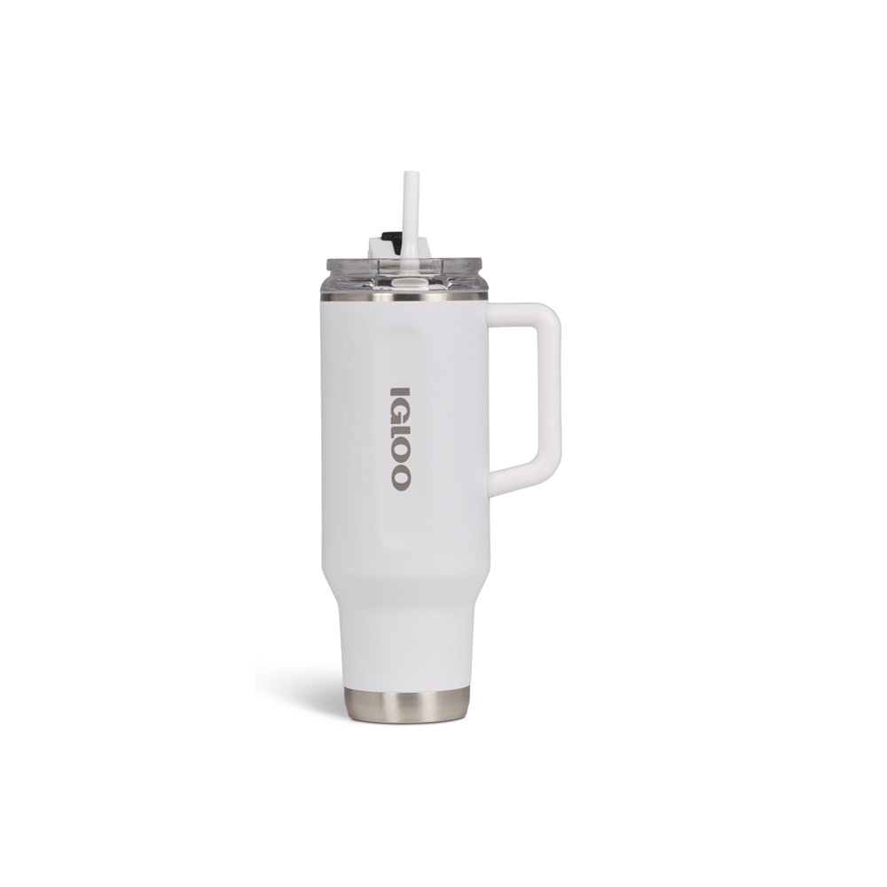 Vaso termico igloo 1.2 litros blanco c/pajita 71226