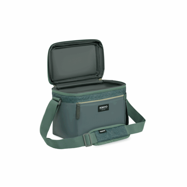 Bolsa termica igloo 12 latas rounded cube verde 63107 - Imagen 3