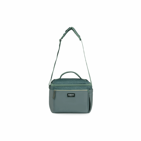 Bolsa termica igloo 12 latas rounded cube verde 63107 - Imagen 5