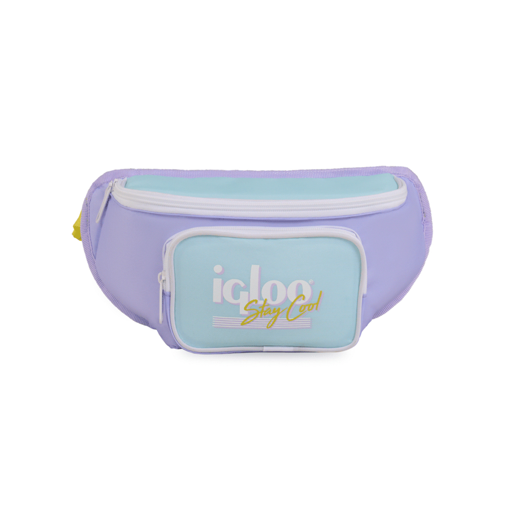 Bolsa termica igloo 3 latas funny pack retro lila 63078