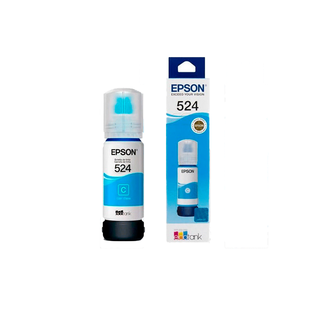 Tinta epson t524 220 ciano l15150 t524220-al 70ml