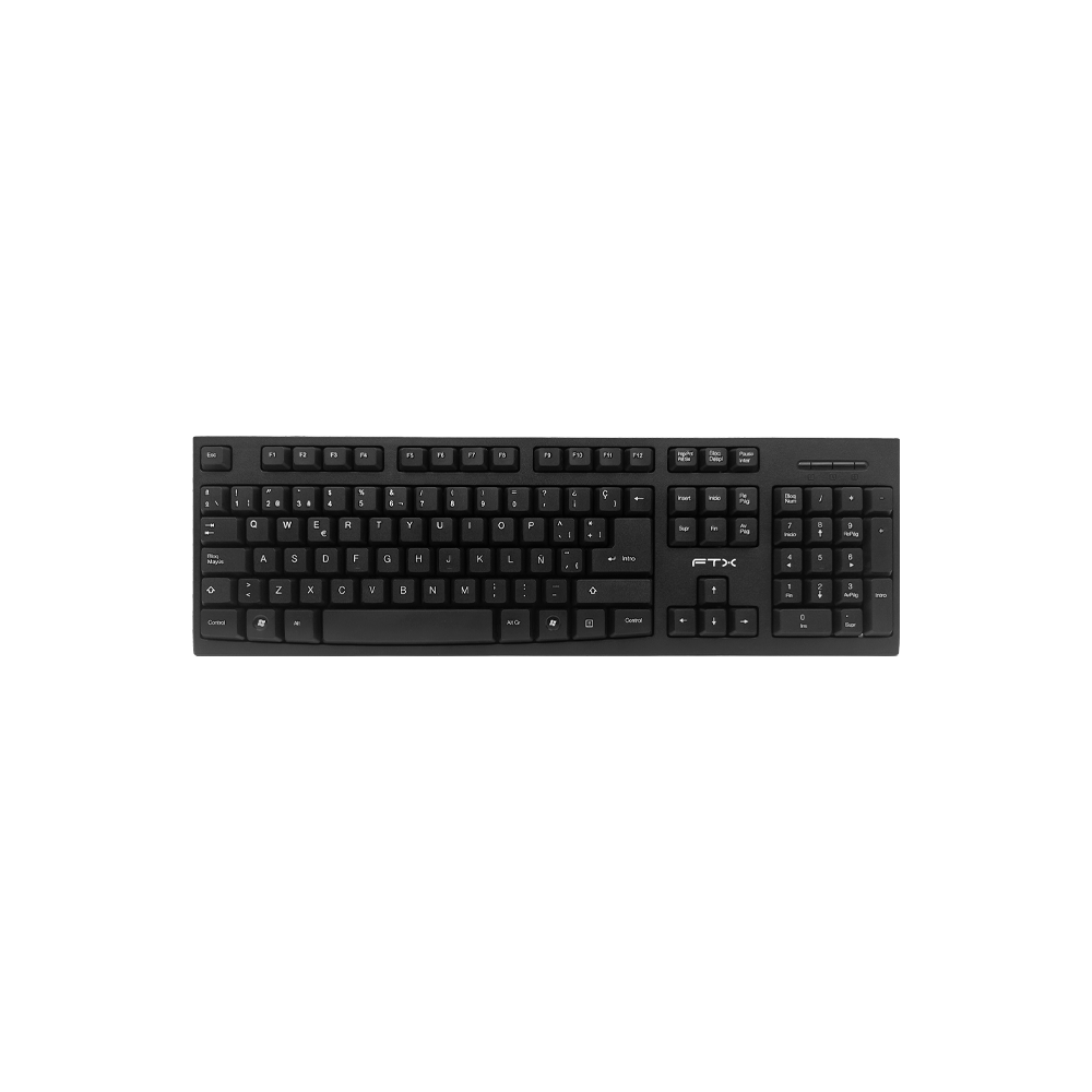 Teclado ftx usb ftxk566s numerico/español/negro