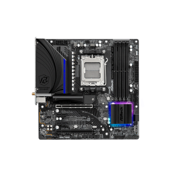 Placa madre asrock am5 b650m pg riptide wifi ddr5 s/r/hdmi/dp/2m2/usb3.2/matx
