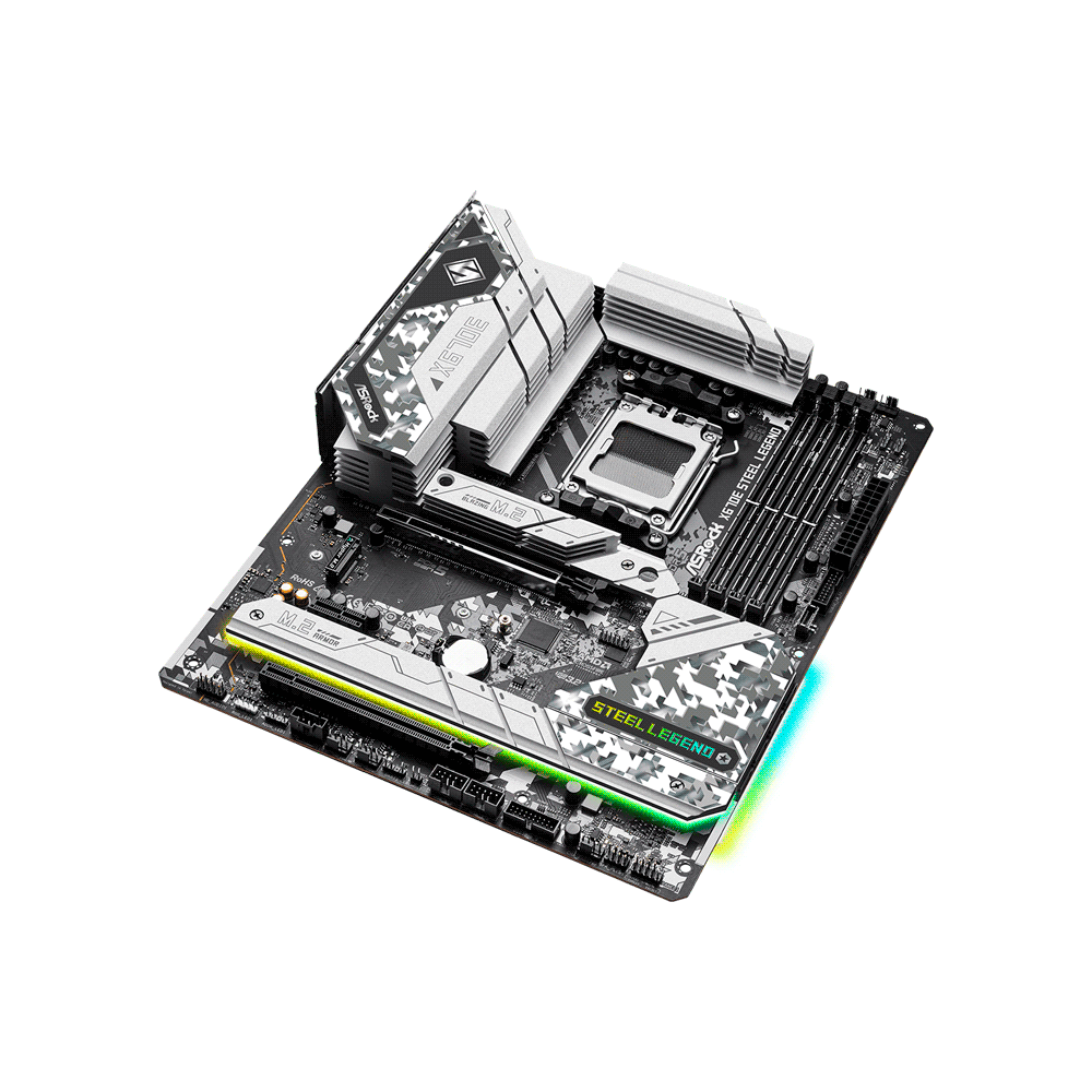 Placa madre asrock am5 x670e steel legend ddr5 s/r/hdmi/dp/4m2/wifi/usb3.2/atx