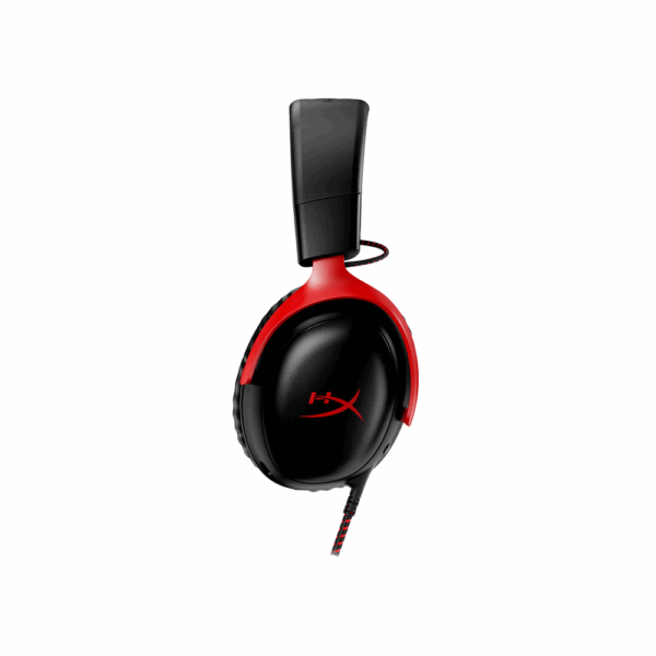 Auricular con microfono gamer hyperx 727a9aa cloud iii usb-c/usb-a/3.5mm/rojo-negro - Imagen 3