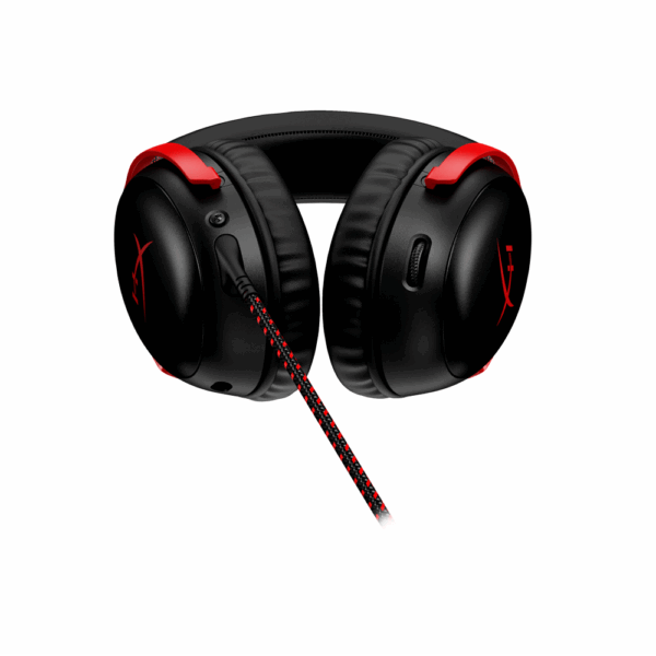 Auricular con microfono gamer hyperx 727a9aa cloud iii usb-c/usb-a/3.5mm/rojo-negro - Imagen 4