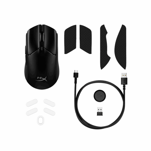 Mouse gamer wireless 6n0b0aa hyperx pulsefire haste 2 26000dpi/6 bot/rgb/negro - Imagen 5