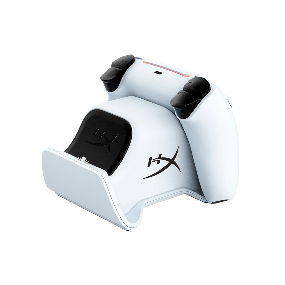 Estacion de carga hyperx 51p68aa chargeplay duo p/ 2 controles ps5 usb/blanco
