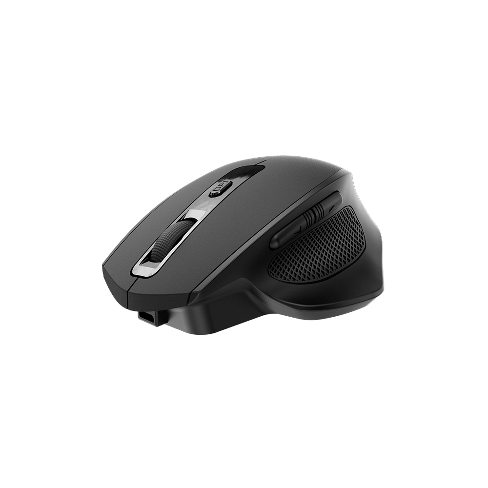 Mouse wireles kmw-760 klip ergolast 1600dpi/6 bot/negro