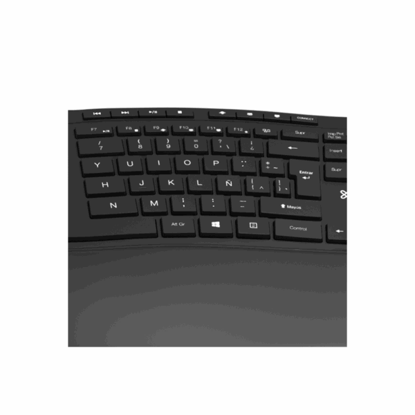 Teclado wireles klip kbk-530s transcend esp/ negro - Imagen 3