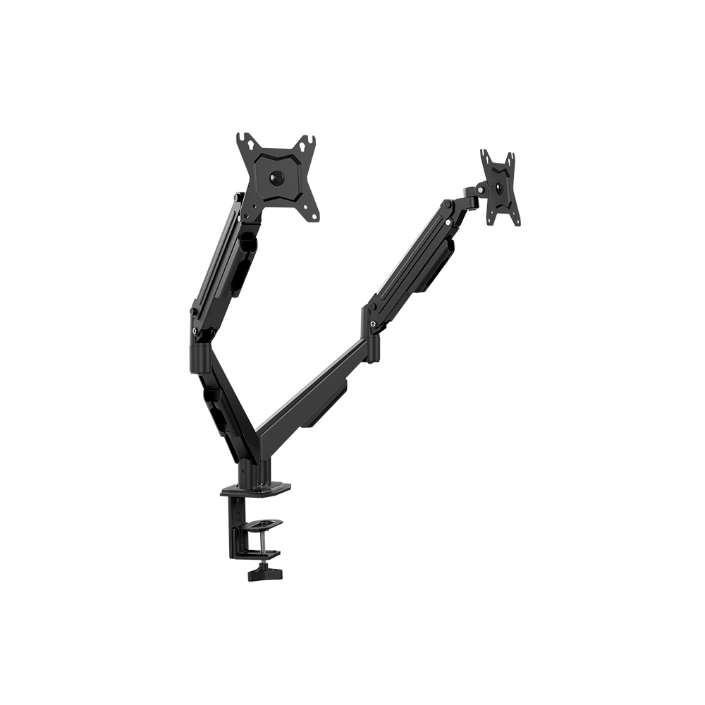 Soporte p/2mon 13" a 32" klip kmm-410 7.9kg/art/inc135°/gir180°