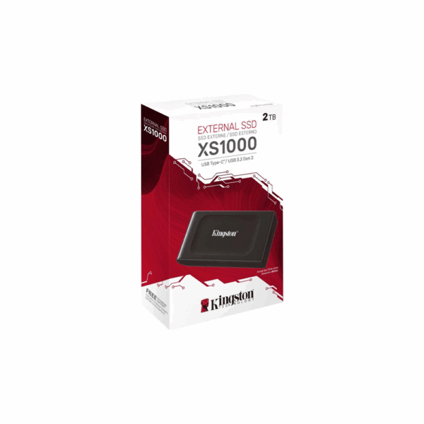 Ssd externo  2tb kingston sxs1000/2000g usb-c 3.2 - Imagen 3