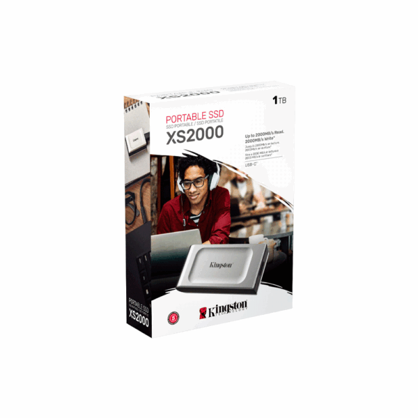 Ssd externo  1tb kingston sxs2000/1000g usb-c 3.2 - Imagen 4