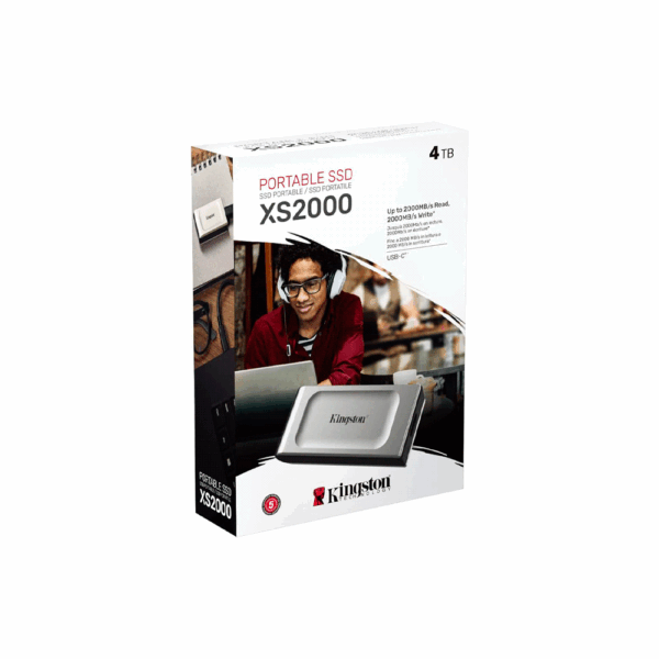 Ssd externo  4tb kingston sxs2000/4000g usb-c 3.2 - Imagen 4