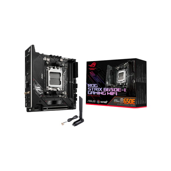 Placa madre asus am5 rog strix b650e-i gaming wifi ddr5 s/r/hdmi/2m2/usb3.2/m-itx