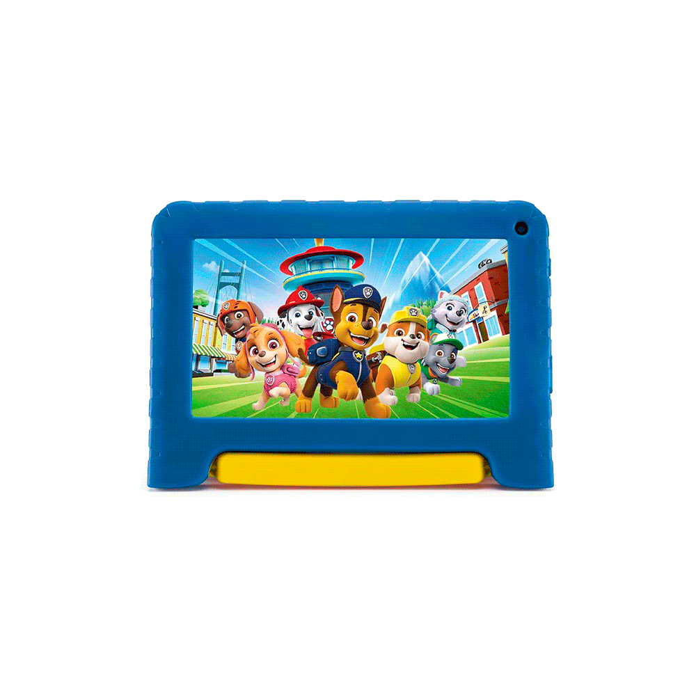 Tablet kid android multilaser nb623 qc/64gb/4g/9"/wifi/azul paw patrol