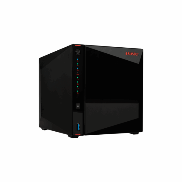 Almacenamiento nas asustor as5404t qc2.0/4bay/4gb/2x2.5-gblan/hdmi/3usb3.2/hd35/h25 - Imagen 2