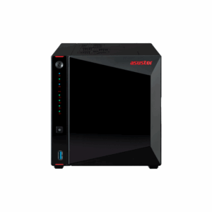 Almacenamiento nas asustor as5404t qc2.0/4bay/4gb/2x2.5-gblan/hdmi/3usb3.2/hd35/h25