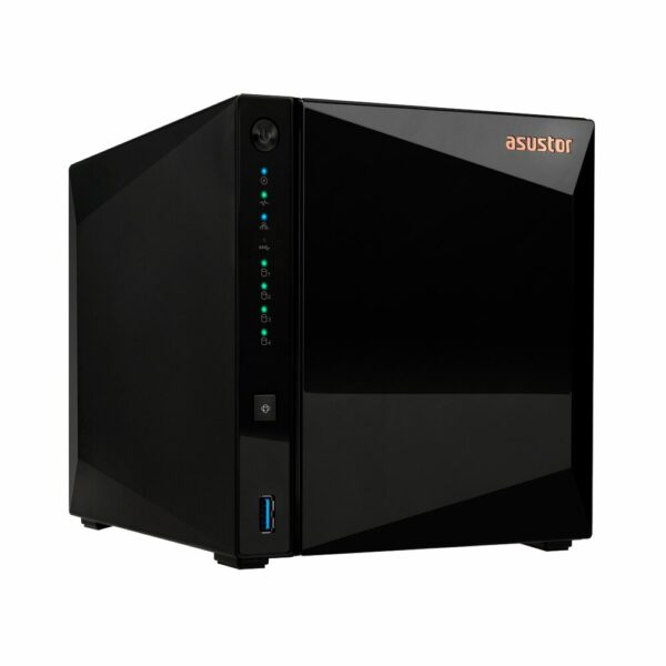 Almacenamiento nas asustor as3304t v2 qc 1.7/4bay/2g/2.5gbps/3usb32/hd35/h25/ss25 - Imagen 2