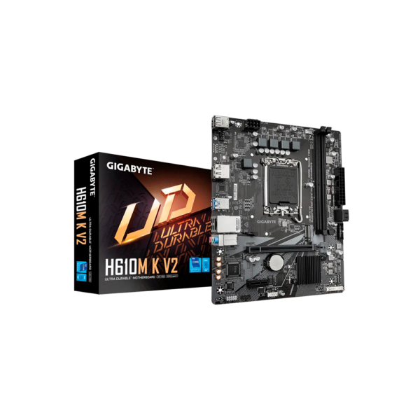 Placa madre gigabyte 1700 h610m k v2 ddr5 s/r/hdmi/dp/m2/usb3.2/matx