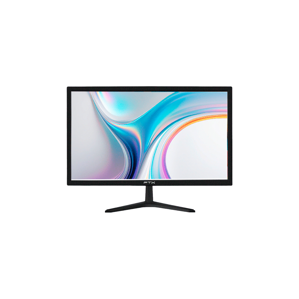Monitor 19" ftx m19vhdbzl hd vga/hdmi/75hz/5ms/bivolt c/bisel
