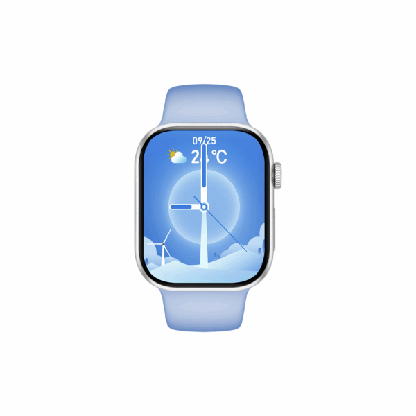 Smartwatch ftxa10p-svlb 48mm plata/azul claro android/ios/bt/frec. card - Imagen 2