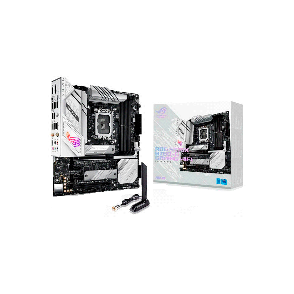 Mb 1700 b760-g gaming wifi ddr5 rog strix asus s/r/hdmi/dp/2m2/usb/mat