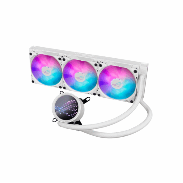 Cooler p/cpu asus rog ryuo iii 360 argb blanco - Imagen 2