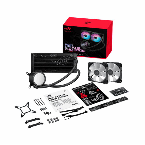 Cooler p/cpu asus rog ryuo iii 240 argb - Imagen 4