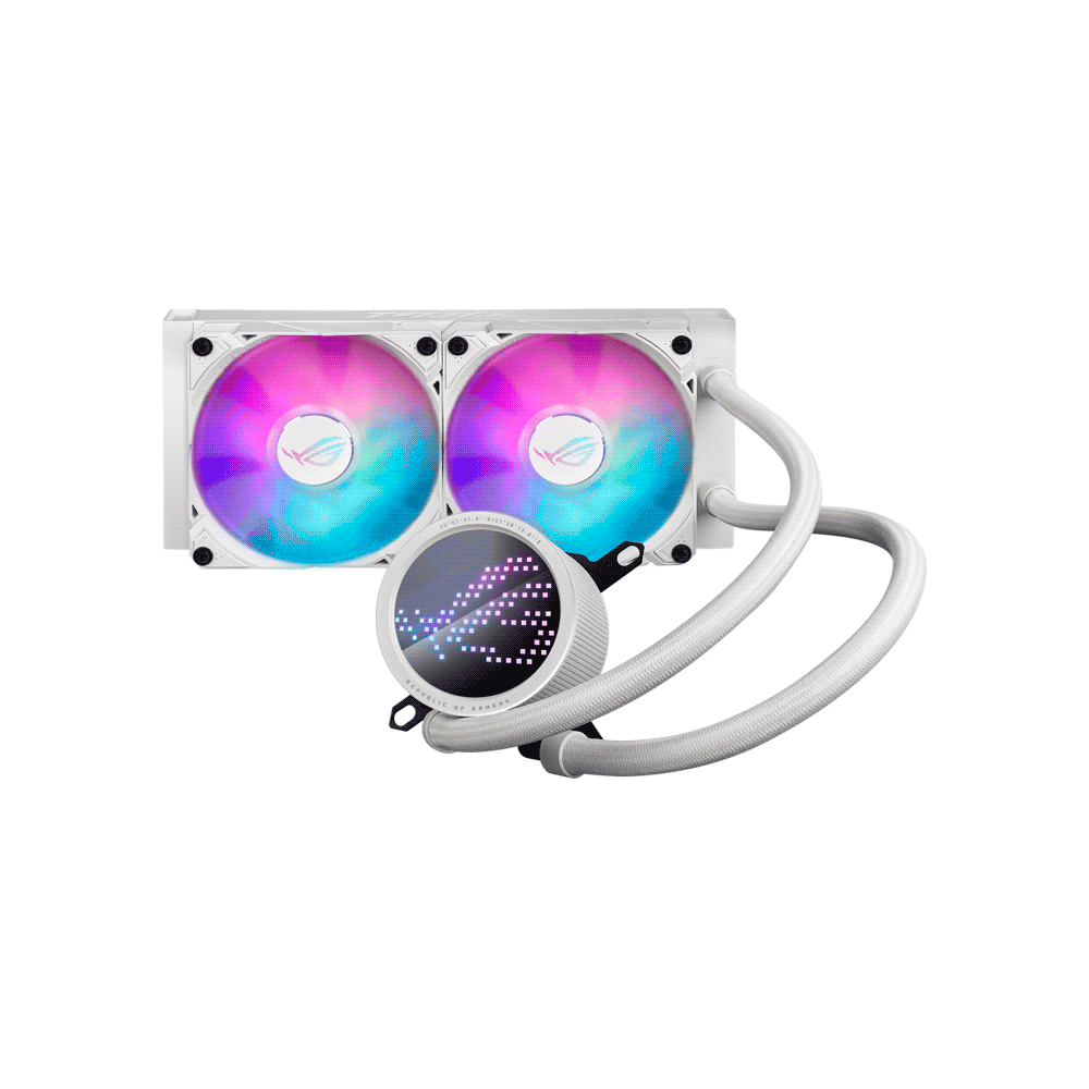 Cooler p/cpu asus rog ryuo iii 240 argb blanco