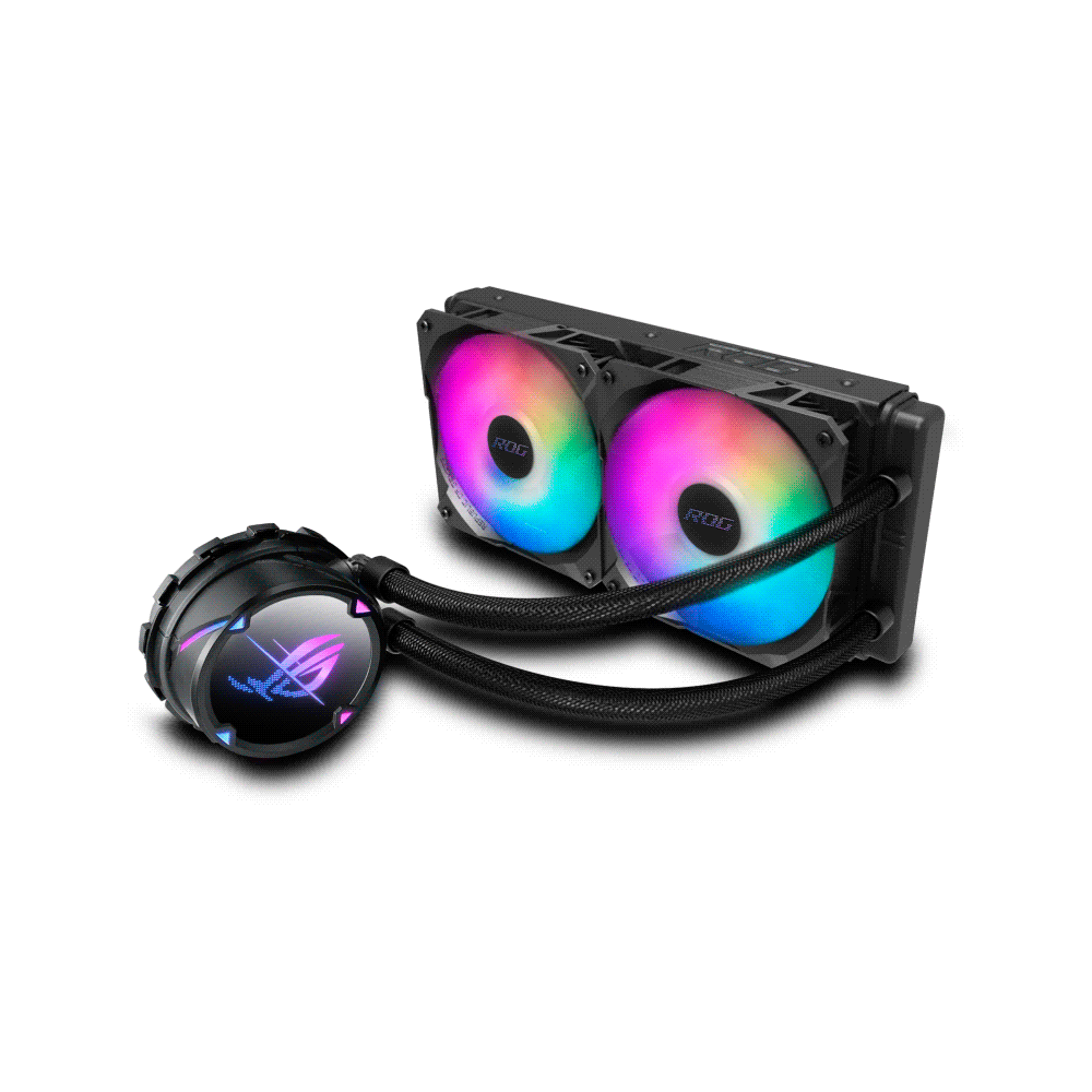 Cooler p/cpu asus rog strix lc ii 240 argb negro